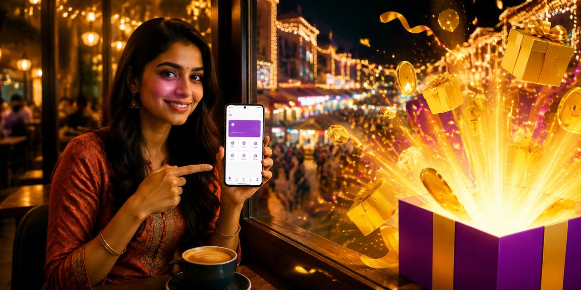 Vibrant Indian market night with lively entertainment atmosphere